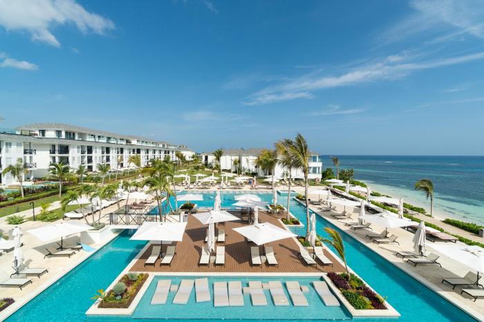 Sandals inclusive villas resorts villa private pool millionaire butler suites sanctuary bluff oceanview sunset picture luxurious